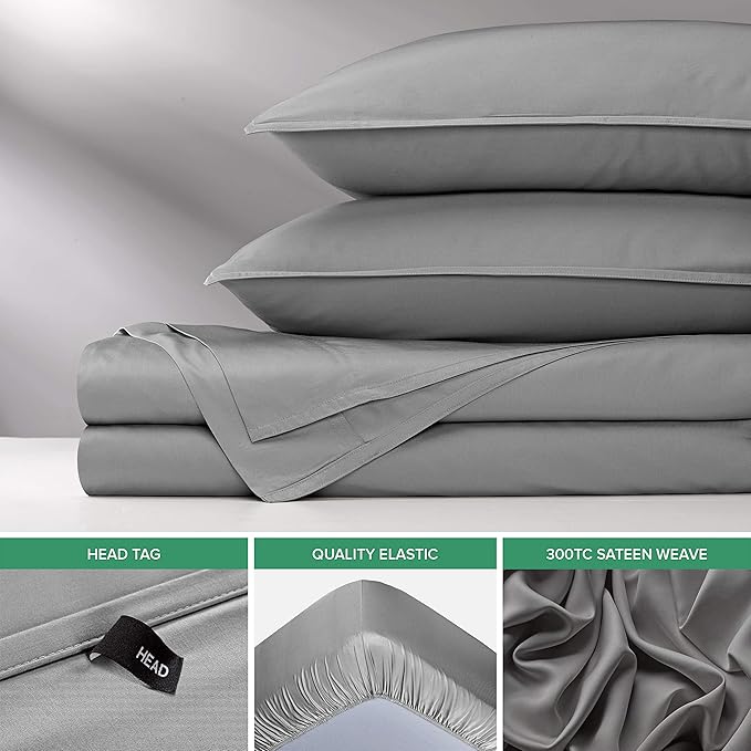 Pure Bamboo Twin Sheets, Genuine 100% Organic Viscose Derived from Bamboo Bed - Image 6