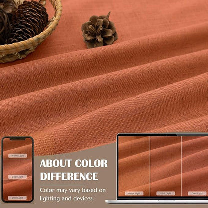 Boho Farmhouse Kitchen Curtains Over Sink 30 Inch Length - Image 5
