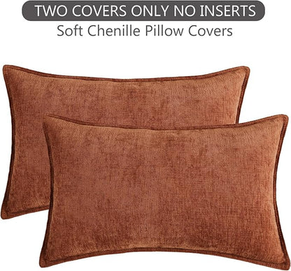 Stellhome Set of 2 Halloween Decorations Autumn Rust Pillow Covers Soft - Image 7