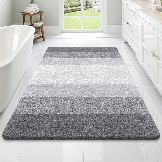 OLANLY Bathroom Rugs Mat 70x46, Extra Soft Absorbent Microfiber Bath Rugs by OLANLY