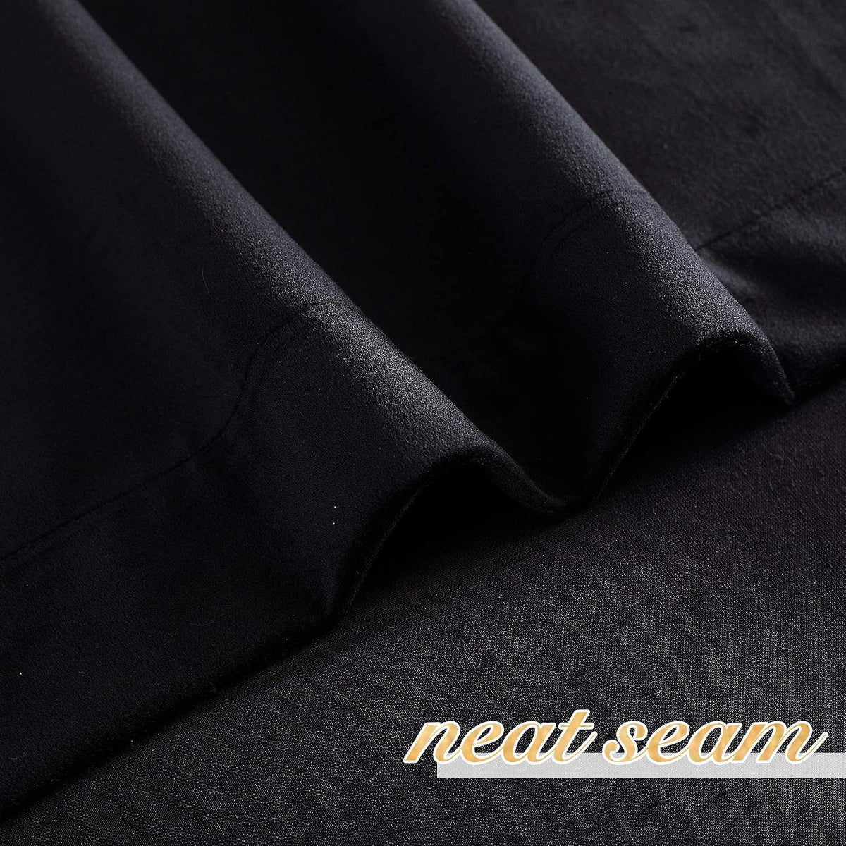 nicetown black out velvet curtains 63 inches long, package contents