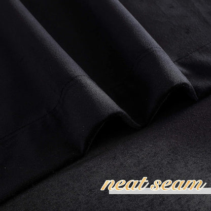 nicetown black out velvet curtains 63 inches long, package contents
