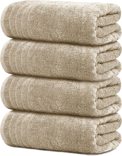 tens towels 4 piece extra large bath towels, main product view