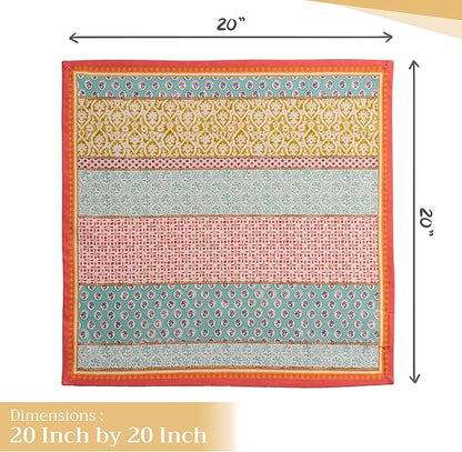 Maison d' Hermine Cloth Napkins Set of 4 100% Cotton Everyday Reusable Square - Image 4