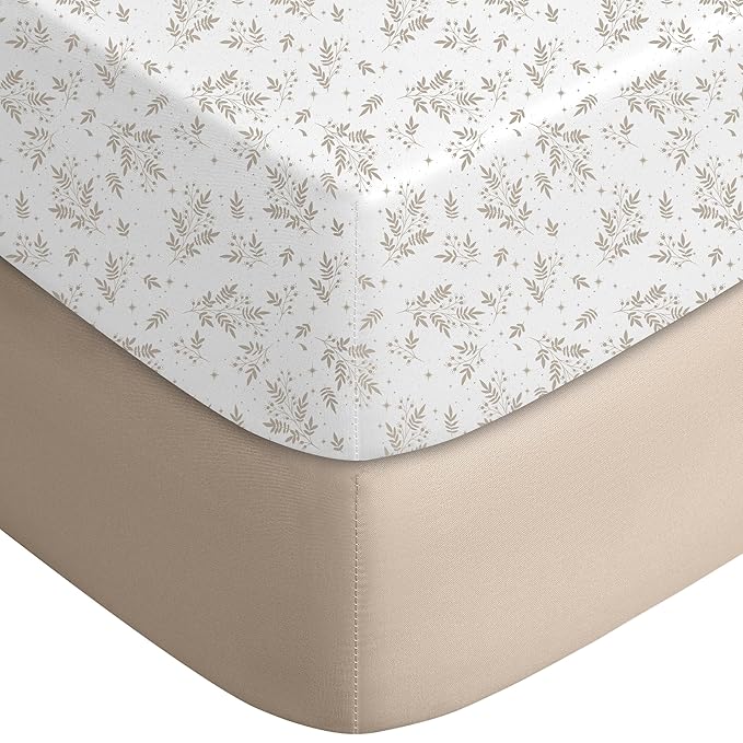 Yoofoss Baby Crib Sheets for Boys Girls, Fitted Crib Sheet 2 Pack for Standard by YOOFOSS