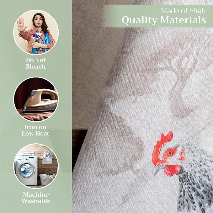 Maison d' Hermine Kitchen Towels Set of 3 100% Cotton 27.50" x 20" Reusable - Image 3