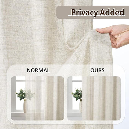 RAIN CITY Pinch Pleat Curtains 84 Inches Long 2 Panels Set, Elegant Pleated - Image 5