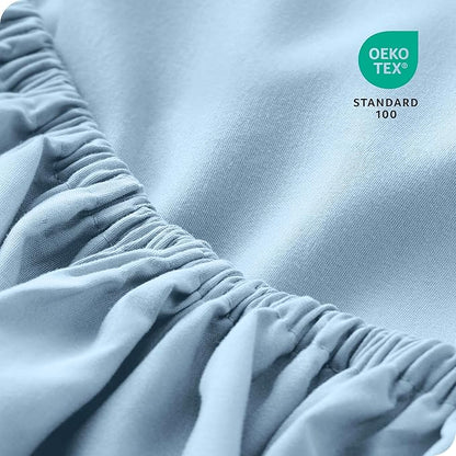 Bare Home 2-Pack Fitted Bottom Sheets Split King - Image 5