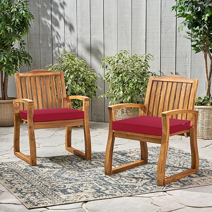 Outdoor Chair Cushions 24 x 24 Inch Waterproof Patio Chair Cushions - Image 6