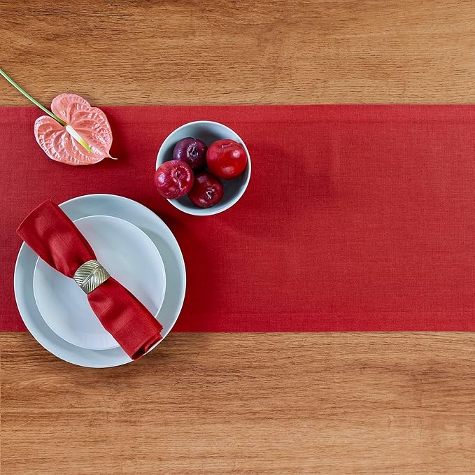 Solino Home Linen Table Runner 90 Inches Long - Image 3