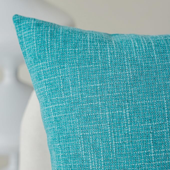 Kevin Textile Set of 2 Decorative Linen Pillowcases - Image 3
