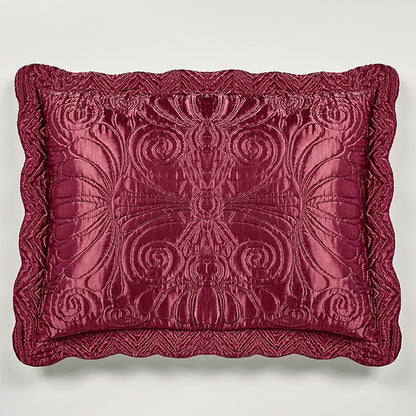 Touch of Class Portia Luxury Bedding | Rich Ruby Red | Premier Quilted - Image 3