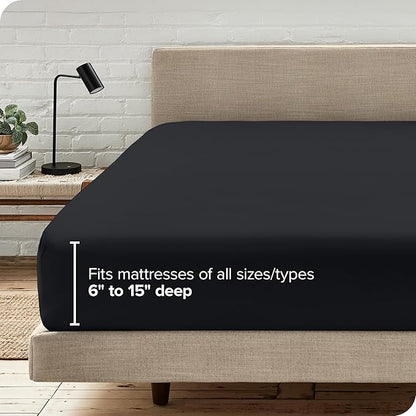Bare Home Fitted Bottom Sheet Twin Extra Long - Image 6