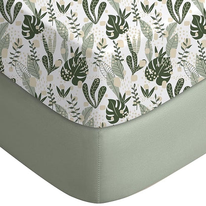 Yoofoss Baby Crib Sheets for Boys Girls, Fitted Crib Sheet 2 Pack for Standard by YOOFOSS