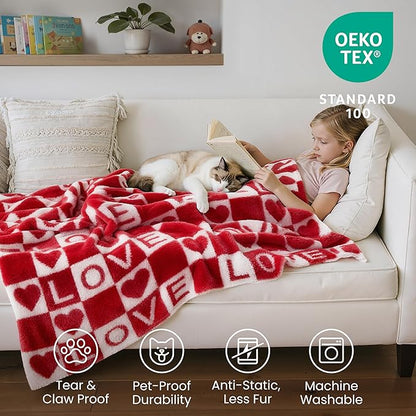 Joiedomi Throw Blanket for Couch Bed Sofa, Knitted Blankets Gifts for - Image 5