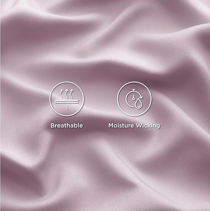 Bedsure California King Sheet Sets, Cooling Sheets, Rayon Derived from Bamboo - Image 4