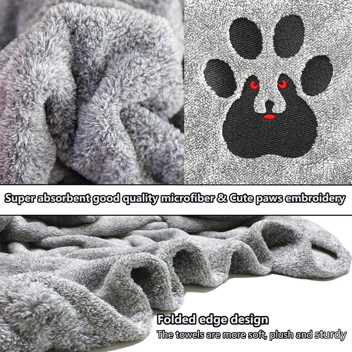 dogvingpk extra large dog towels for drying dogs on a desk or shelf