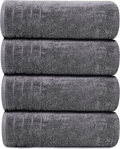 tens towels 4 piece extra large bath towels, package contents