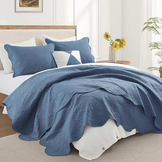 IR Imperial Rooms 8 Pack Quilt King Size Bedding - Image 6