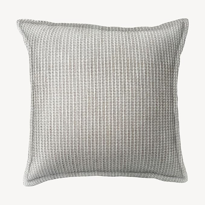 SanVia Oat Haven Premium Cotton Throw Pillow Covers, 20 x 20 Inches, Luxurious by SanVia