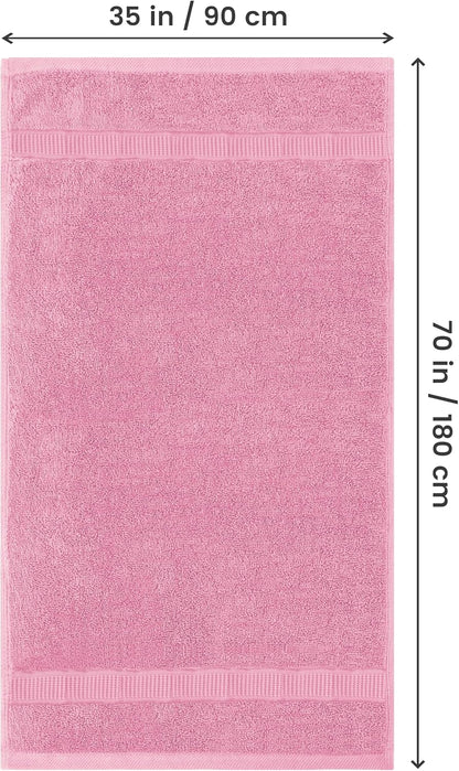 utopia towels jumbo bath sheets, 2 pack, 35x70, close-up detail