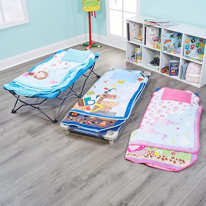 EVERYDAY KIDS Cute Preschooler and Toddler Cot Nap Mat - Image 6