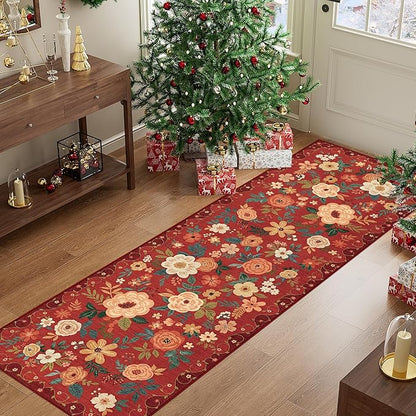DUKINO 2x6 Runner Rug for Hallway, Washable Kitchen Runner Rug by DUKINO