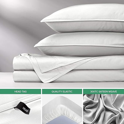 Pure Bamboo Twin Sheets, Genuine 100% Organic Viscose Derived from Bamboo Bed - Image 6