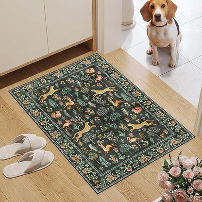 DUKINO 2x3 Rug, Washable Animal Rugs - Image 2