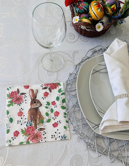 AM Decor Easter Luncheon Paper Napkins 20-Count Dinner Paper Napkins - Image 3