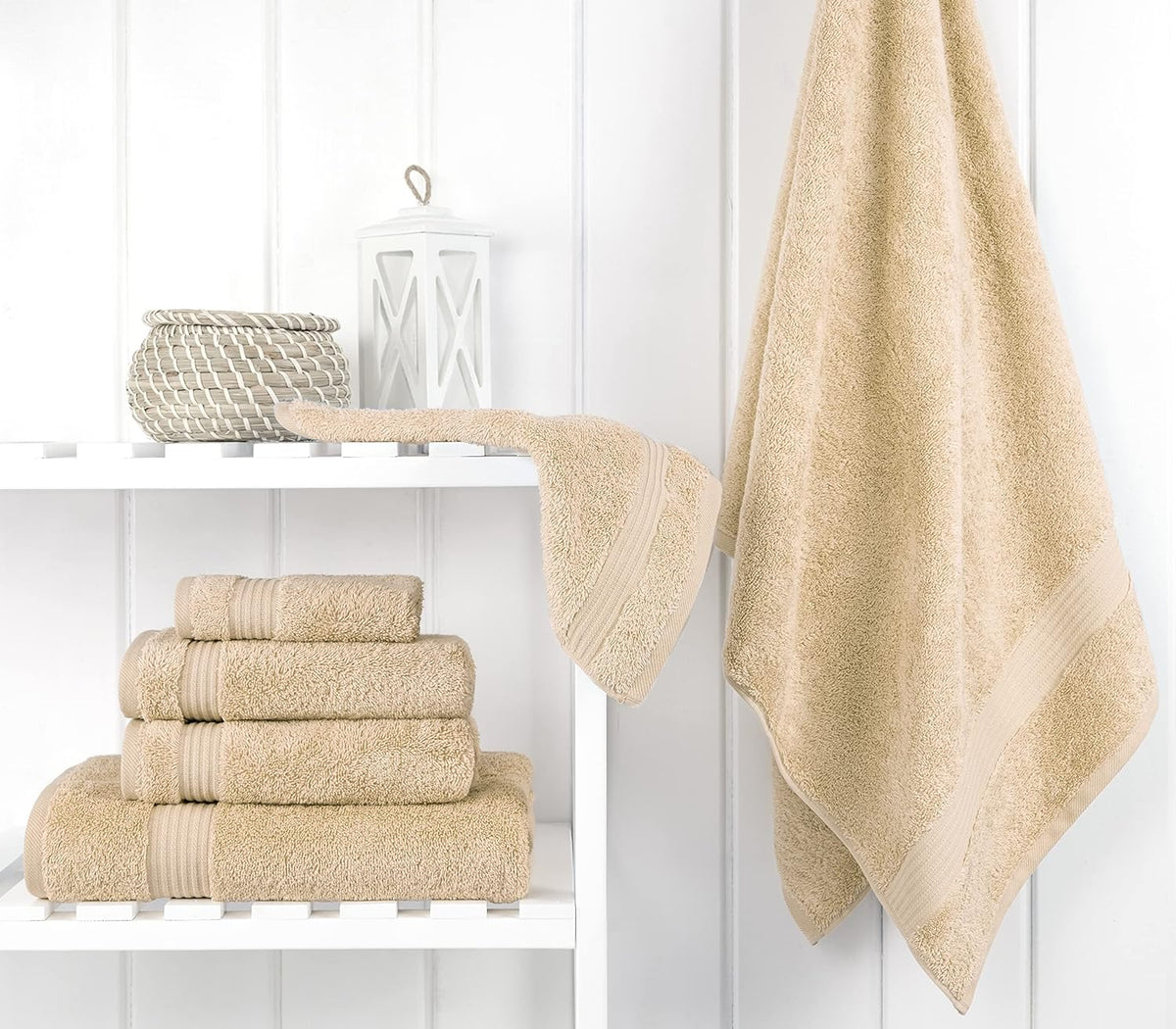 cotton paradise 100% cotton turkish towel set, soft, main product view