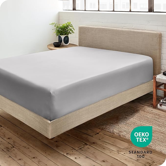 Bare Home Fitted Bottom Sheet King Size - Image 4