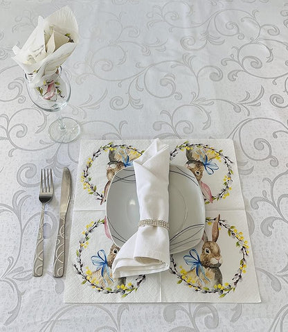 Easter Dinner Paper Napkins 20 Count Luncheon Paper Napkins Servilities13" x - Image 5