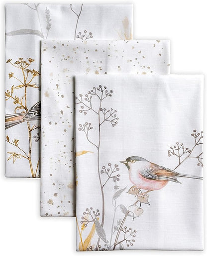 Maison d' Hermine Kitchen Towels Set of 3 100% Cotton 27.50" x 20" Reusable by MaisondHermine