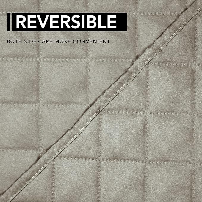 Easy-Going Oversized Recliner Chair Slipcover Reversible Sofa Cover Water - Image 5