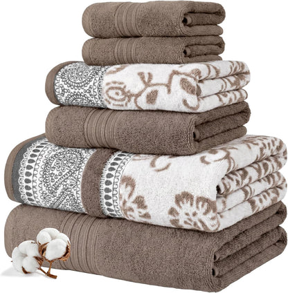 modern threads 6 piece bath towel set –, main product view