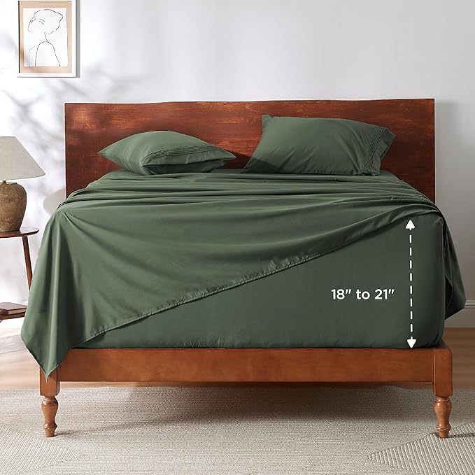 Bedsure Deep Pocket Queen Sheets Set - Image 8