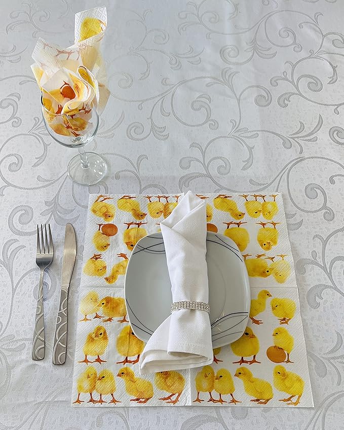 AM Decor Easter Luncheon Paper Napkins 20-Count Dinner Paper Napkins - Image 5