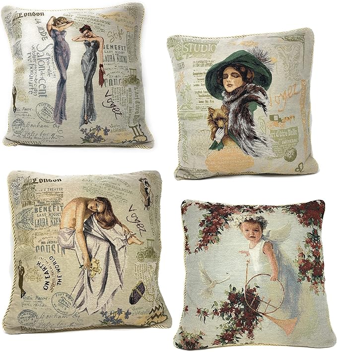 Tache 1 Pc Square Adorable Puppy's Day Out Cushion Throw Pillow Cover - Image 7