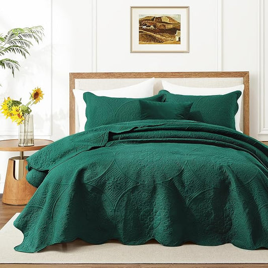 IR Imperial Rooms Twin Quilt Bedding Set Size + 1 Pillow Shams by IRImperialRooms
