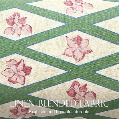 patdrea Designer Throw Pillow Covers Set of 2, French Elegant Spring Green Linen - Image 5