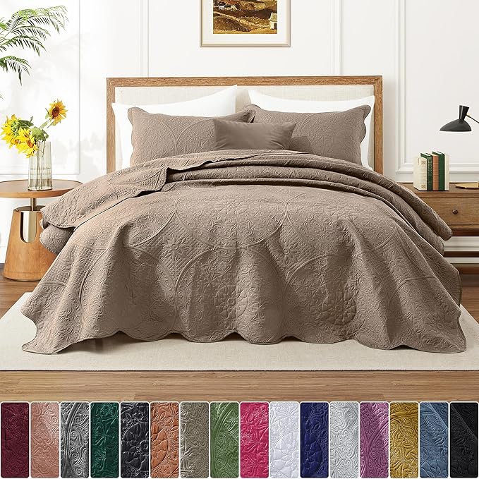 IR Imperial Rooms King Quilt Bedding Set Size + 2 Pillow Shams - Image 4