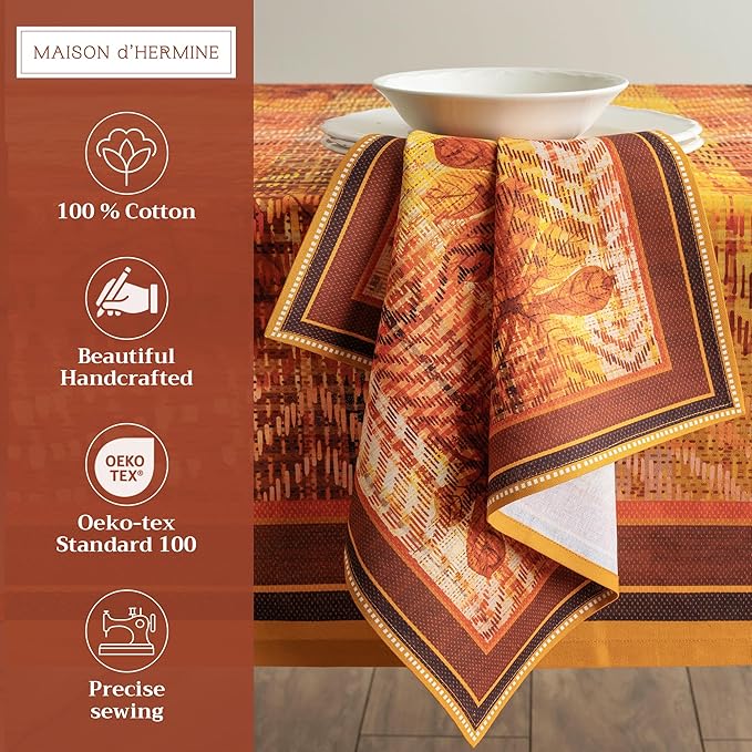 Maison d' Hermine Cloth Napkins Set of 4 100% Cotton - Image 2