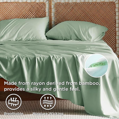 Bedsure King Size Sheets Set, Cooling Sheets - Image 3