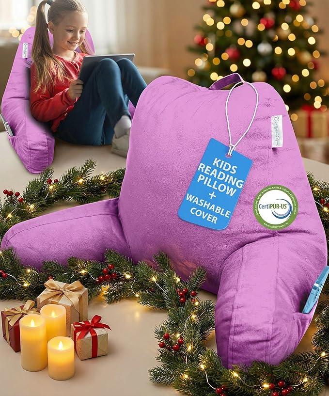ComfortSpa Reading Pillow for Kids Teens Adult, Back Rest Pillow by ReadingPillow