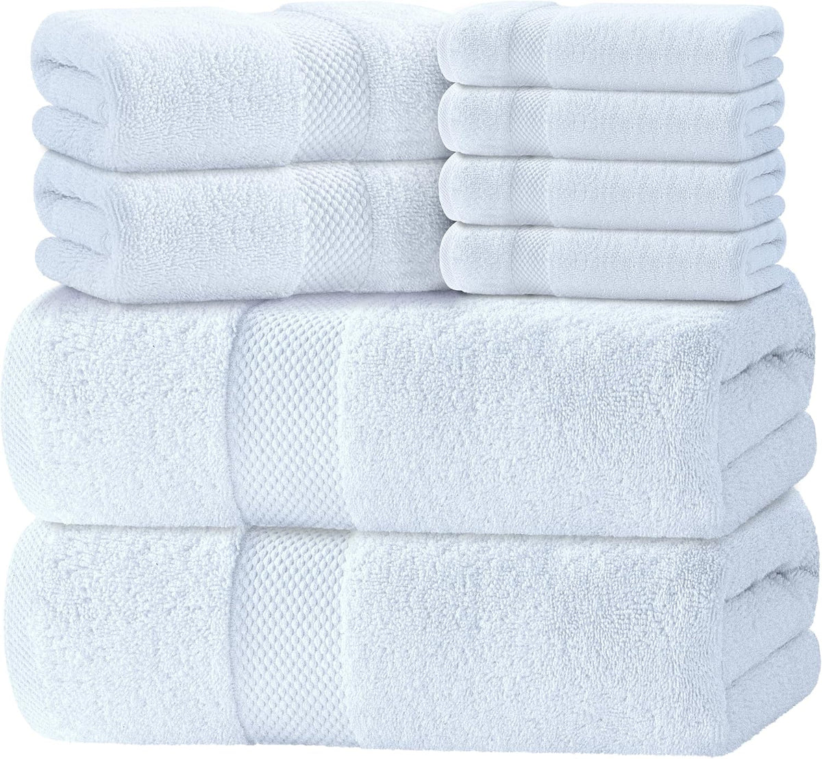 white classic luxury white bath towel set of, main product view