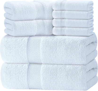 white classic luxury white bath towel set of, main product view