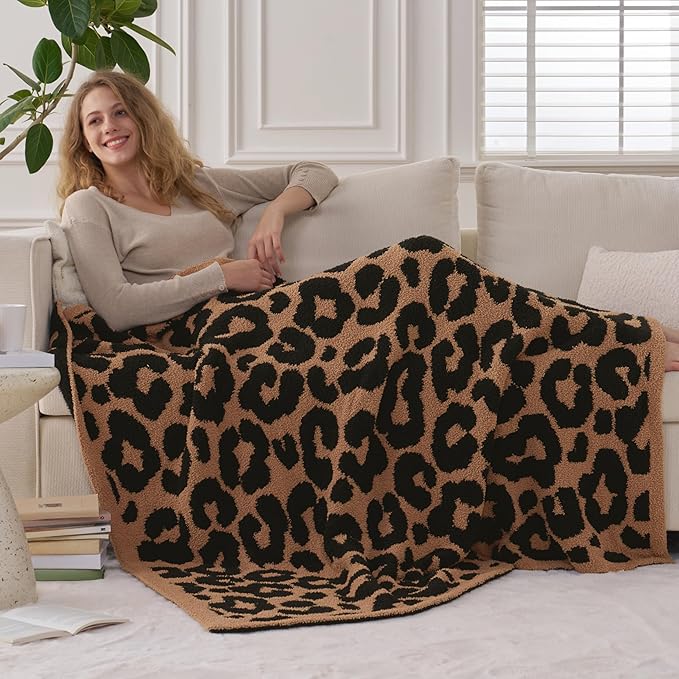 Joiedomi Throw Blanket for Couch Bed Sofa, Knitted Blankets Gifts for Women Mom - Image 3