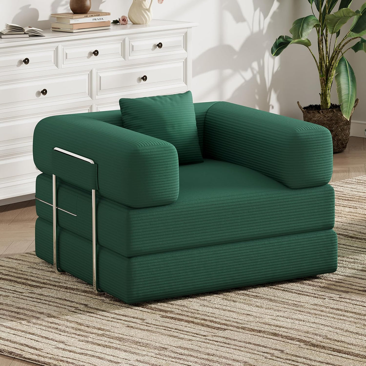 single couch sofa for small spaces , 2-in-1, main product view