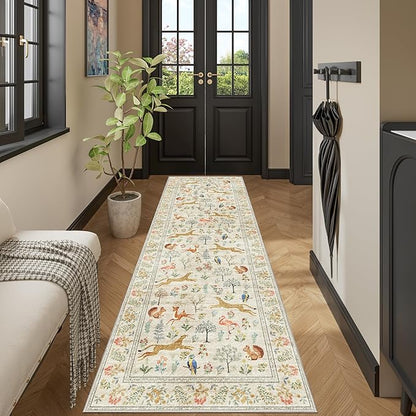 DUKINO 2.6x8 Rug for Hallway, Washable Kitchen Runner Rug - Image 5